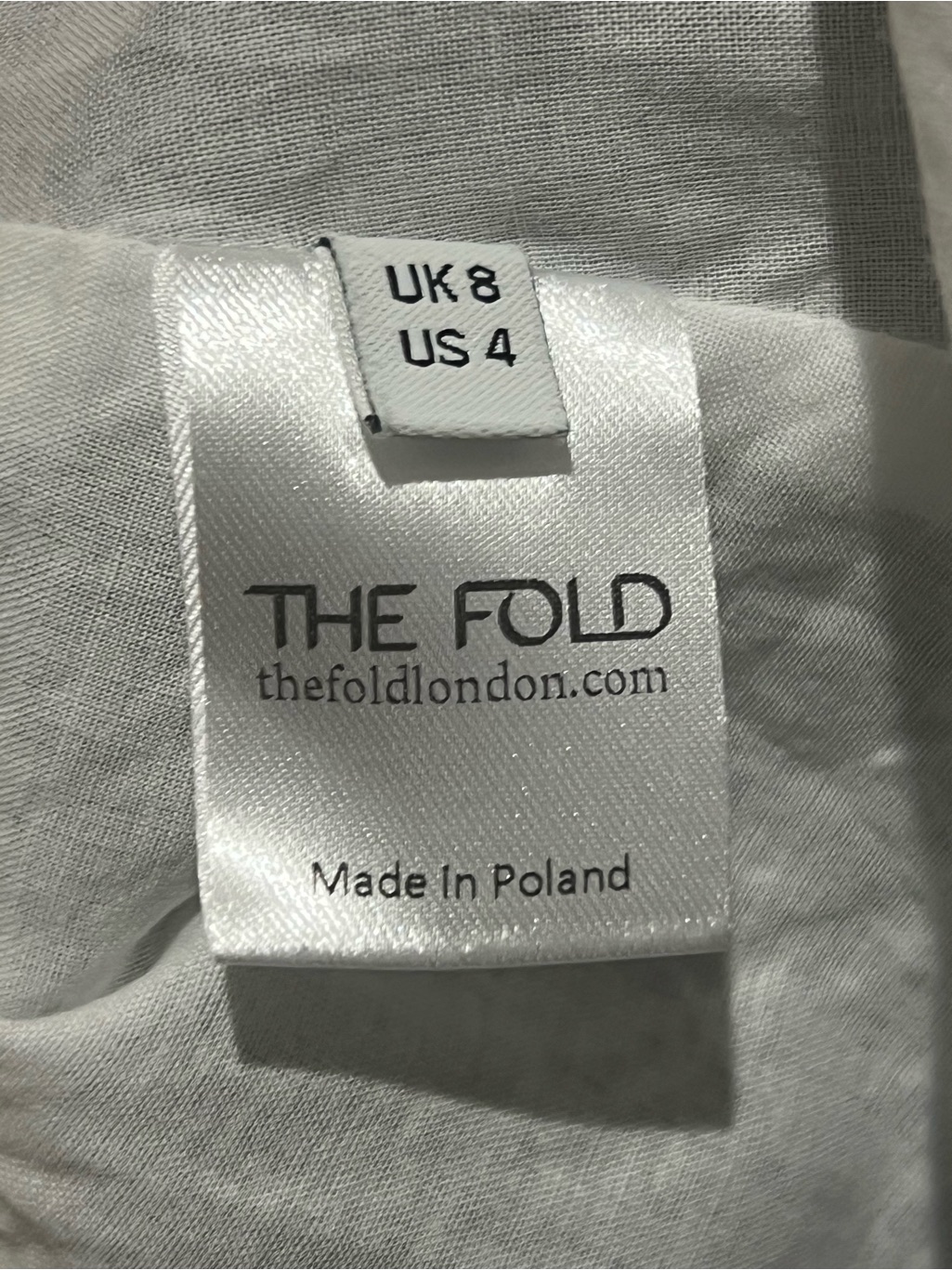 The Fold London Black White Tan Colorblock Midi Dress Us 4 — image 5 of 6